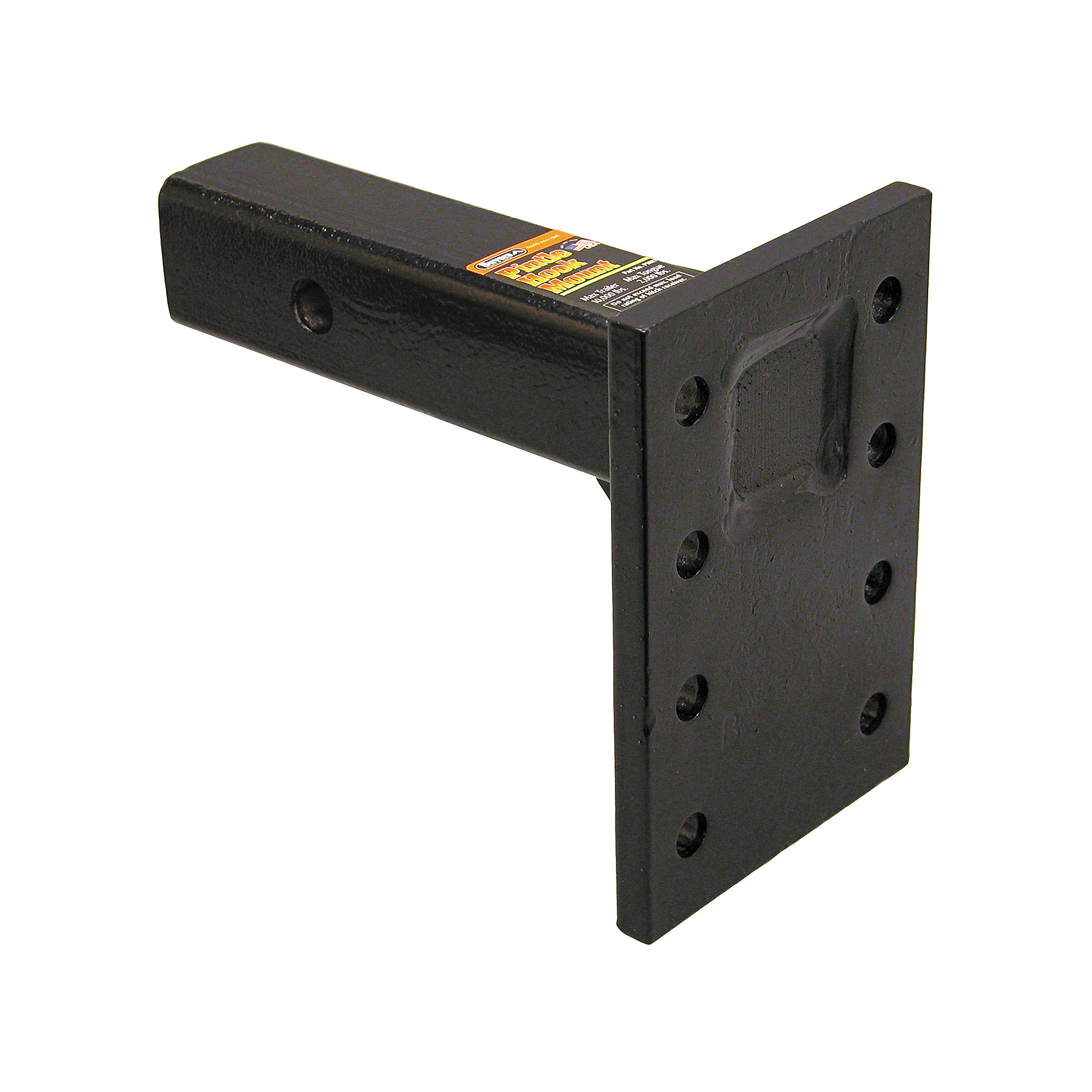 Buyers Products, 3-Position Pintle Mount Plate 2in. Hitch Reciever 9in. Shank, Model# PM87